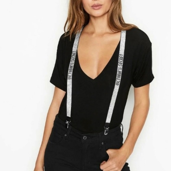 Victoria Secret Rhinestone Suspenders - Picture 3 of 3